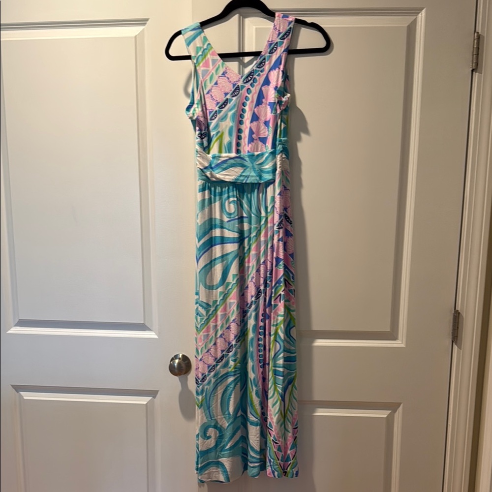 Colorful Patterned Maxi Dress